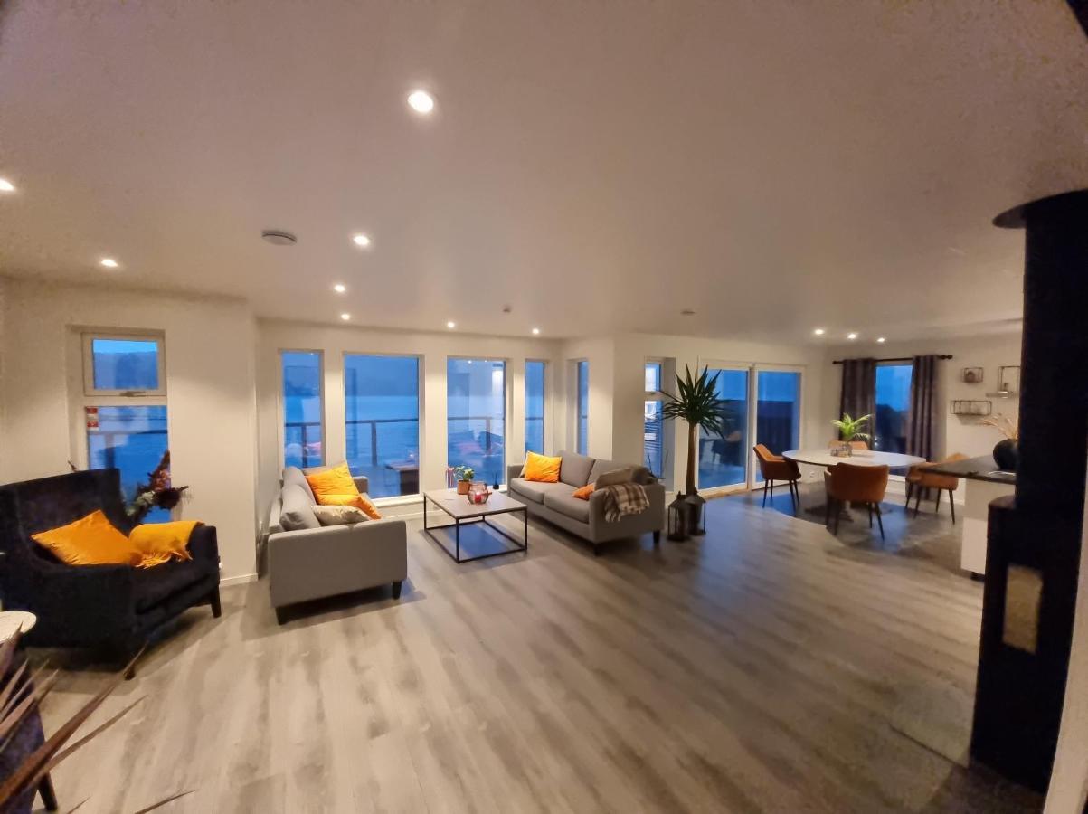 트롬쇠 Kaldfjord Sea House 빌라 외부 사진