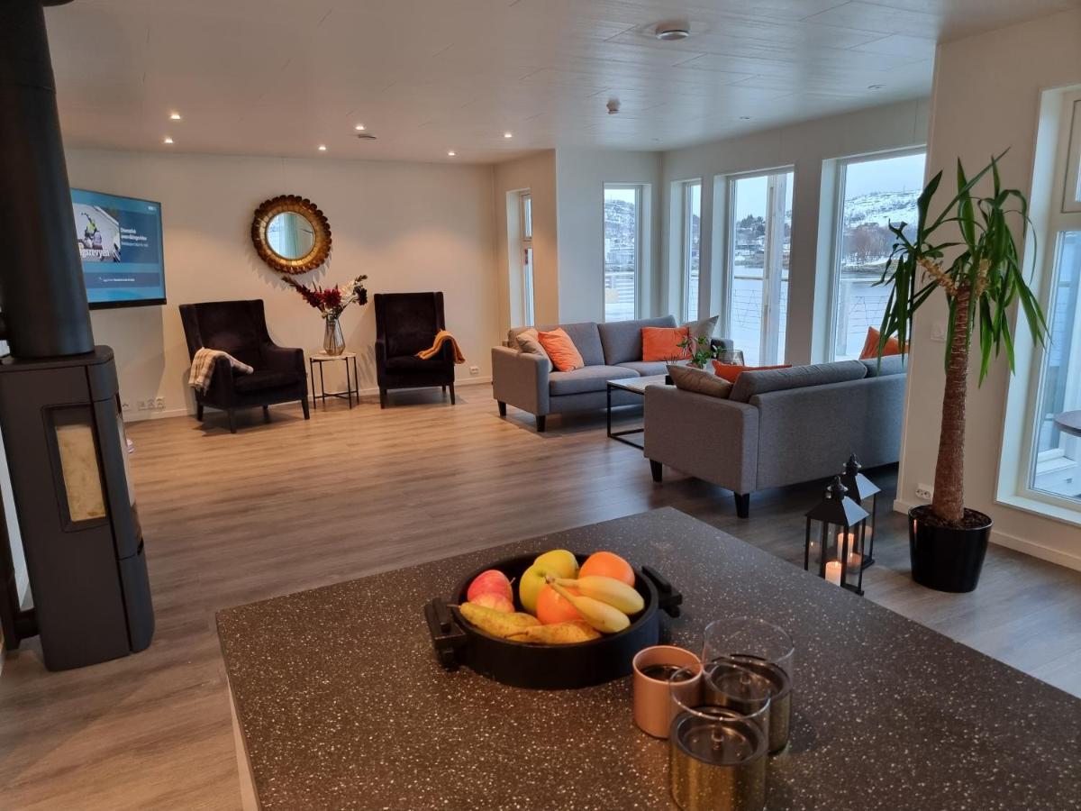 트롬쇠 Kaldfjord Sea House 빌라 외부 사진