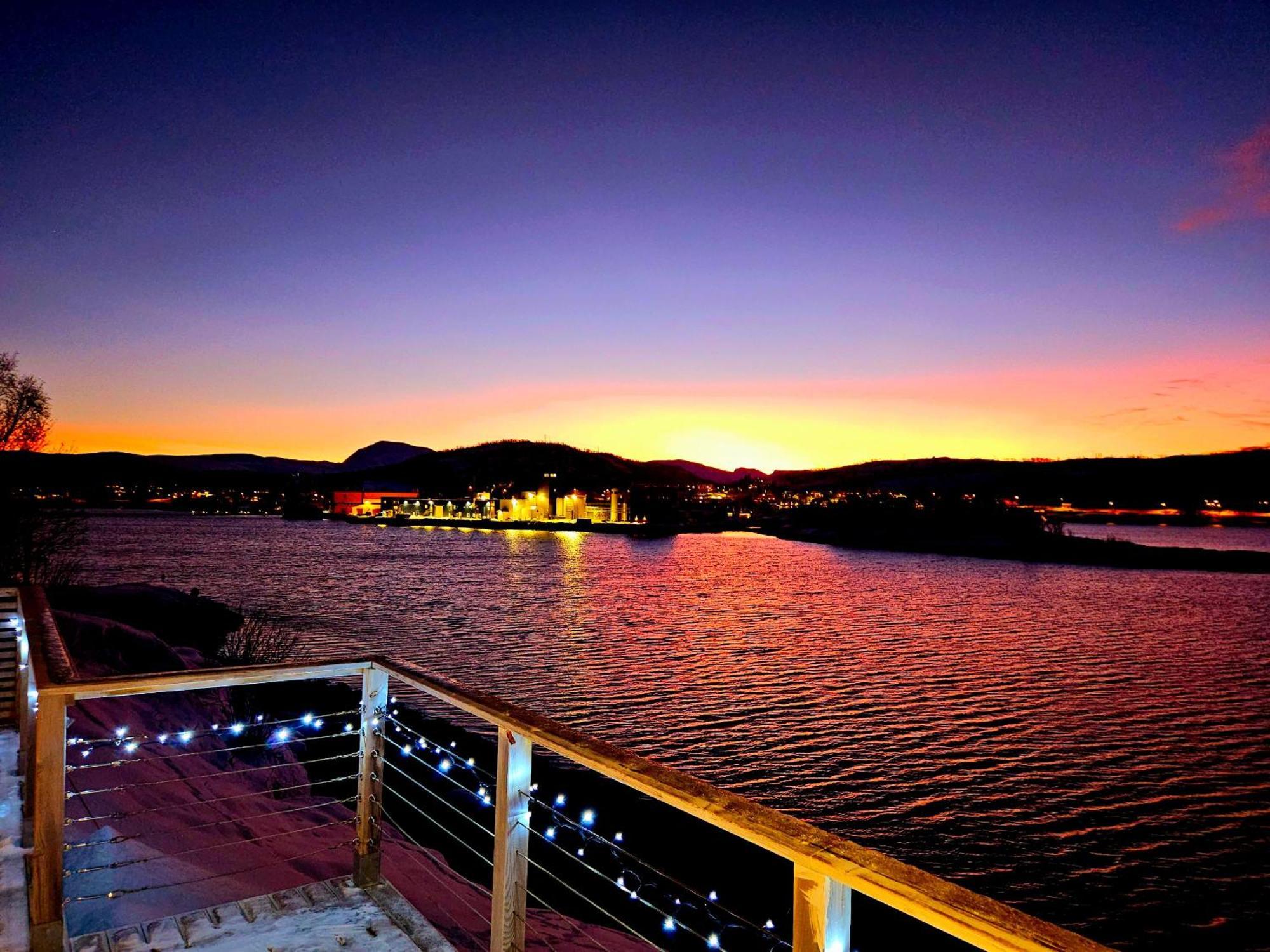 트롬쇠 Kaldfjord Sea House 빌라 외부 사진