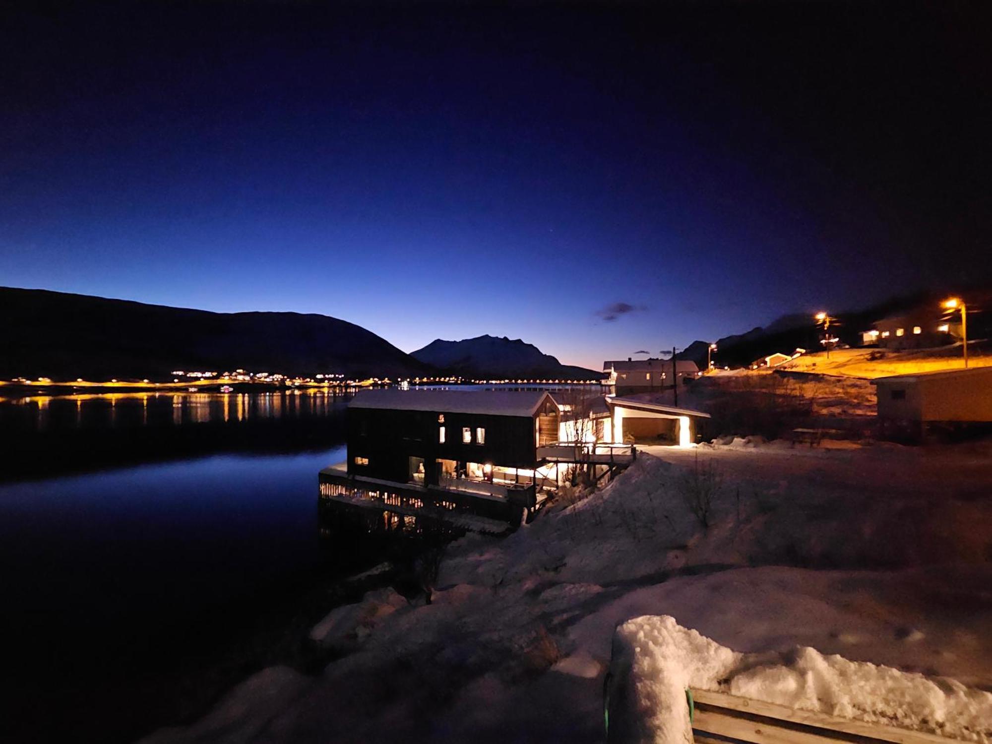 트롬쇠 Kaldfjord Sea House 빌라 외부 사진