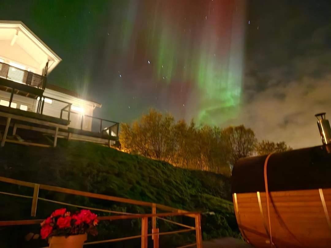 트롬쇠 Kaldfjord Sea House 빌라 외부 사진