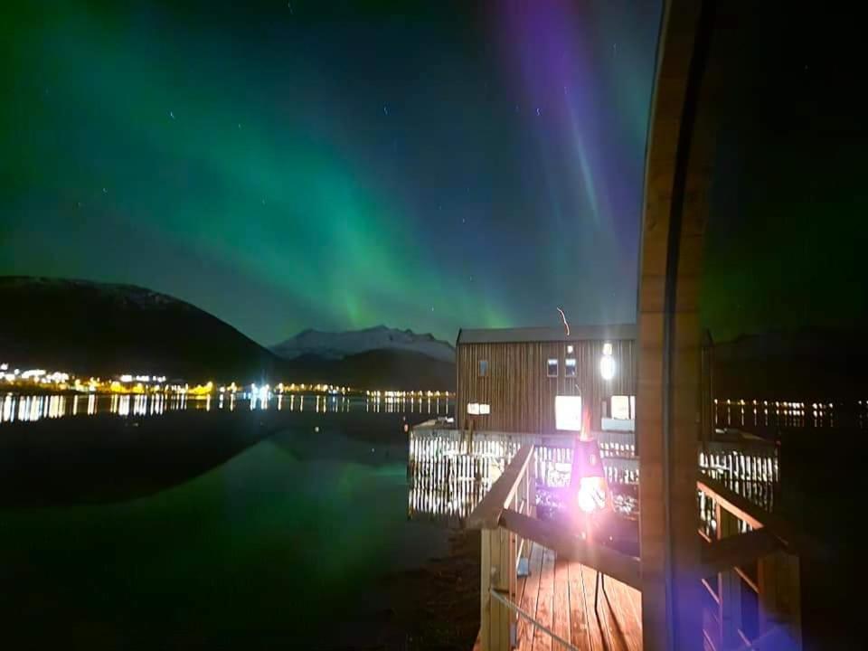 트롬쇠 Kaldfjord Sea House 빌라 외부 사진
