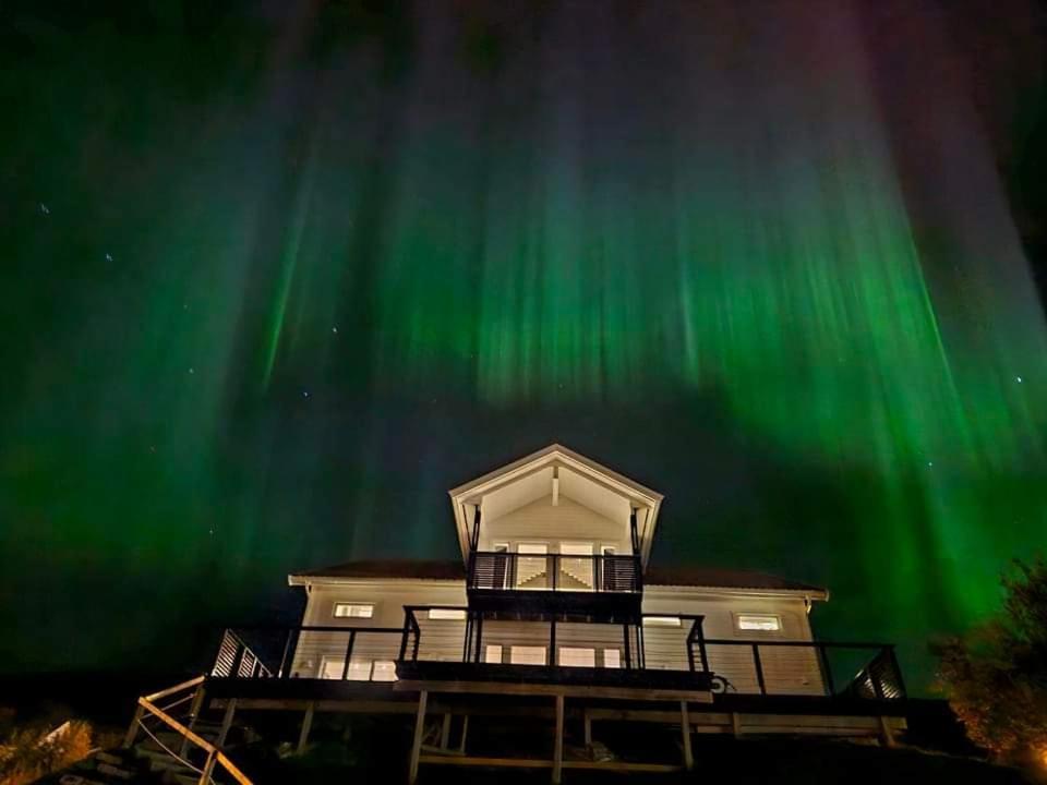 트롬쇠 Kaldfjord Sea House 빌라 외부 사진