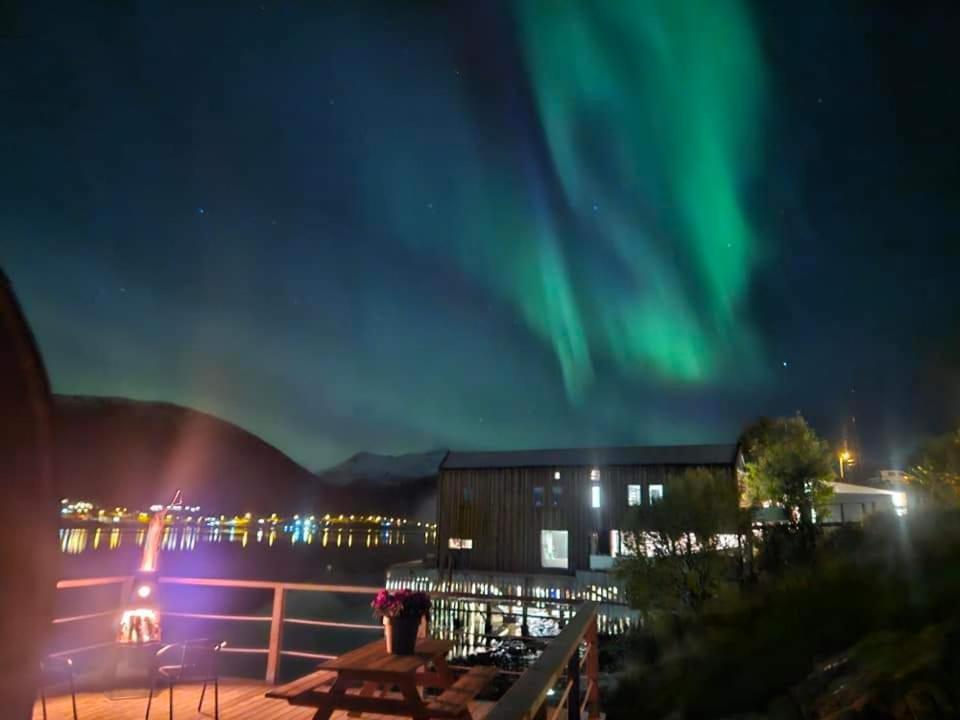 트롬쇠 Kaldfjord Sea House 빌라 외부 사진