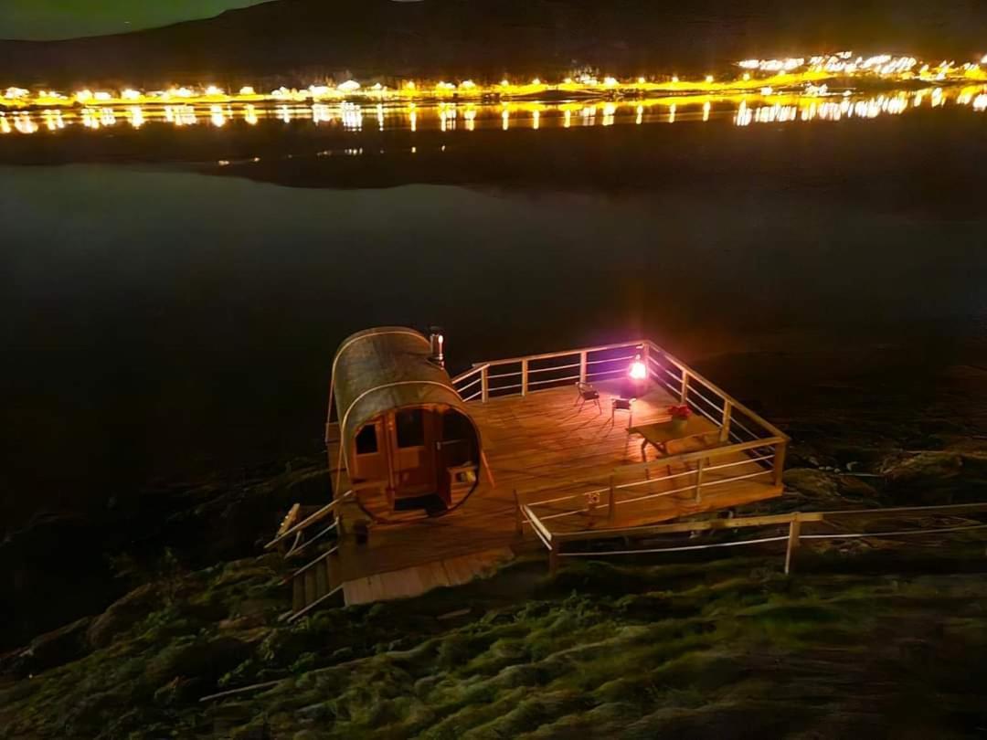 트롬쇠 Kaldfjord Sea House 빌라 외부 사진