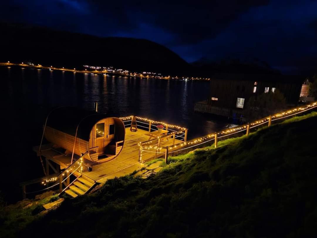 트롬쇠 Kaldfjord Sea House 빌라 외부 사진