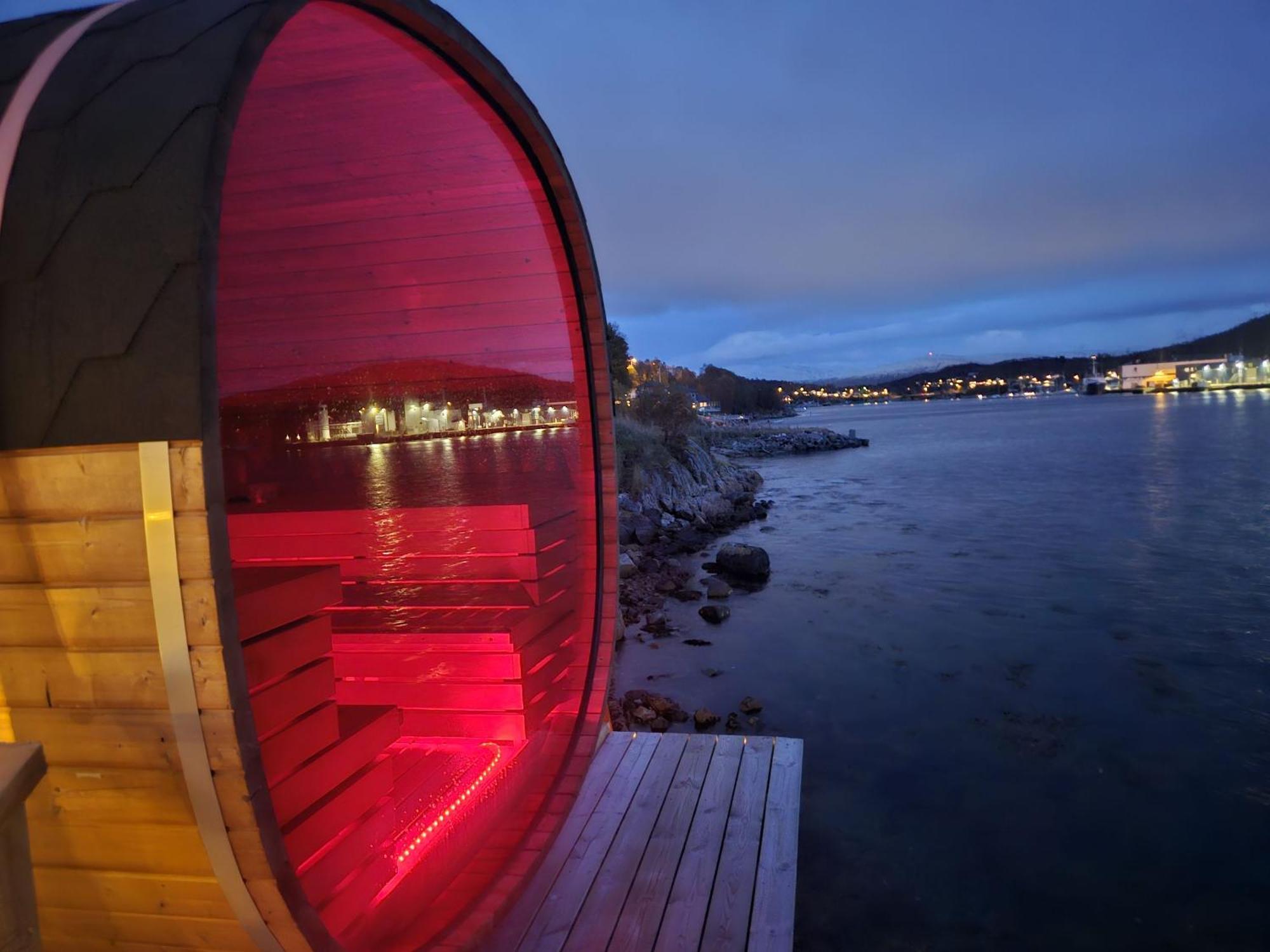 트롬쇠 Kaldfjord Sea House 빌라 외부 사진