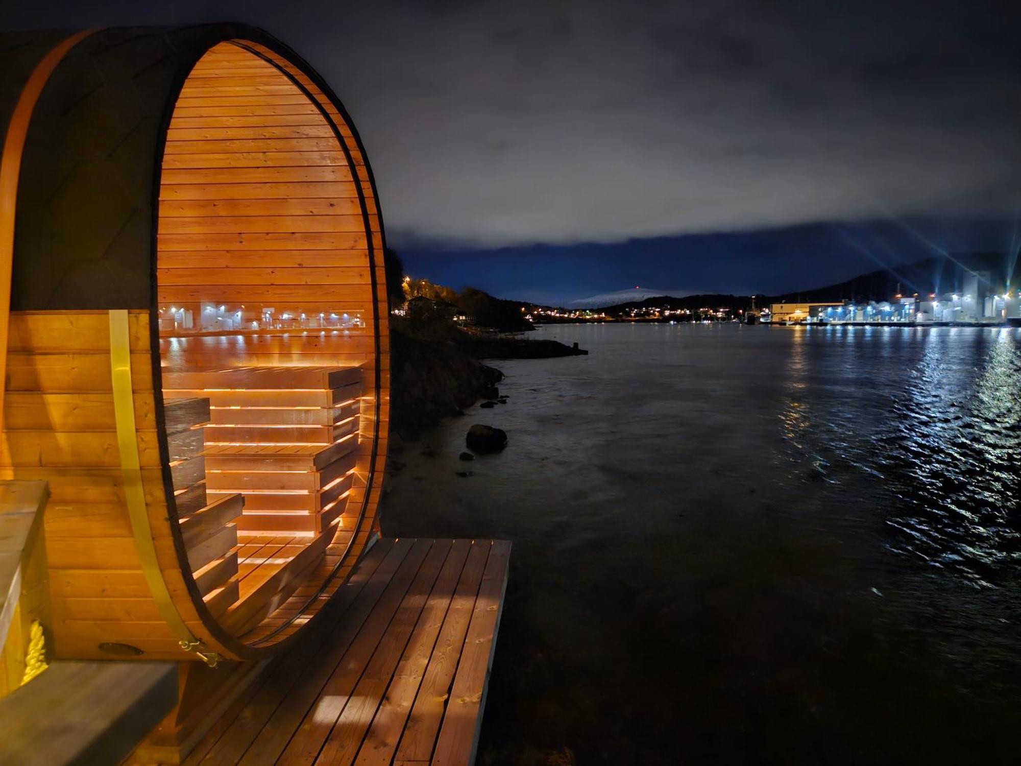 트롬쇠 Kaldfjord Sea House 빌라 외부 사진