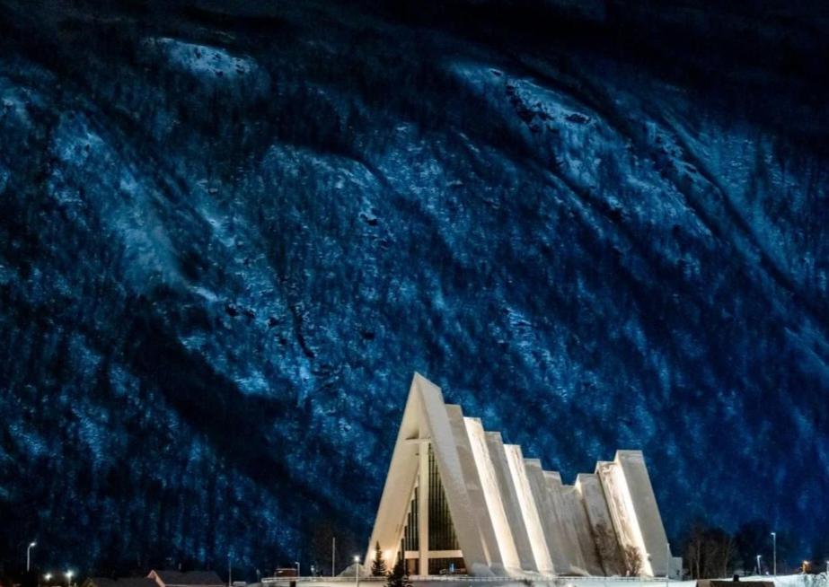 트롬쇠 Kaldfjord Sea House 빌라 외부 사진