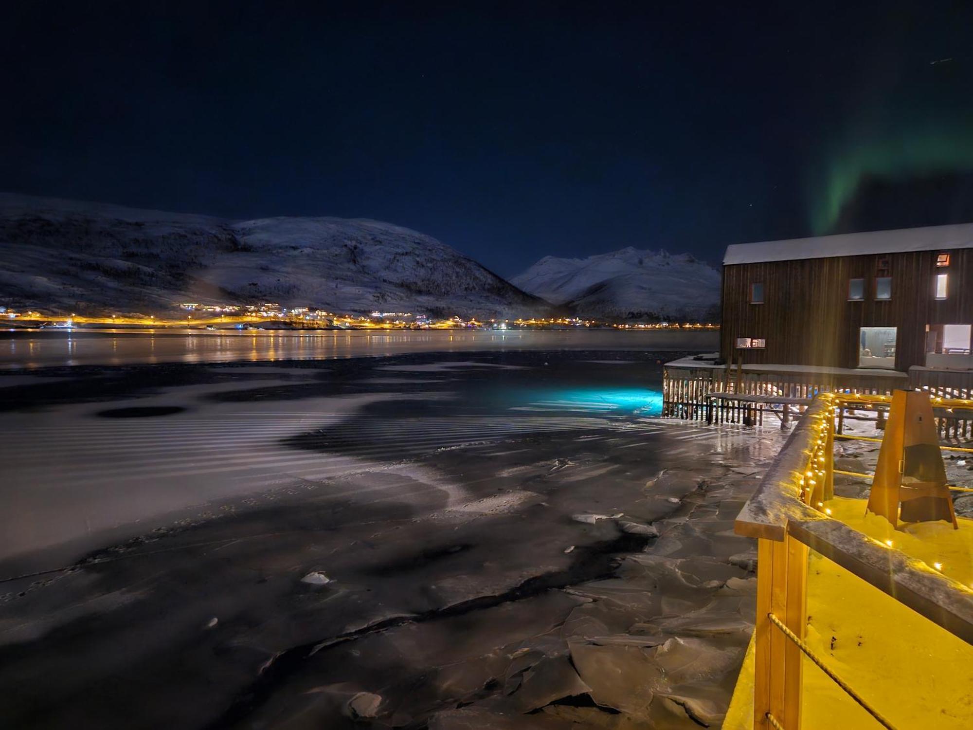 트롬쇠 Kaldfjord Sea House 빌라 외부 사진