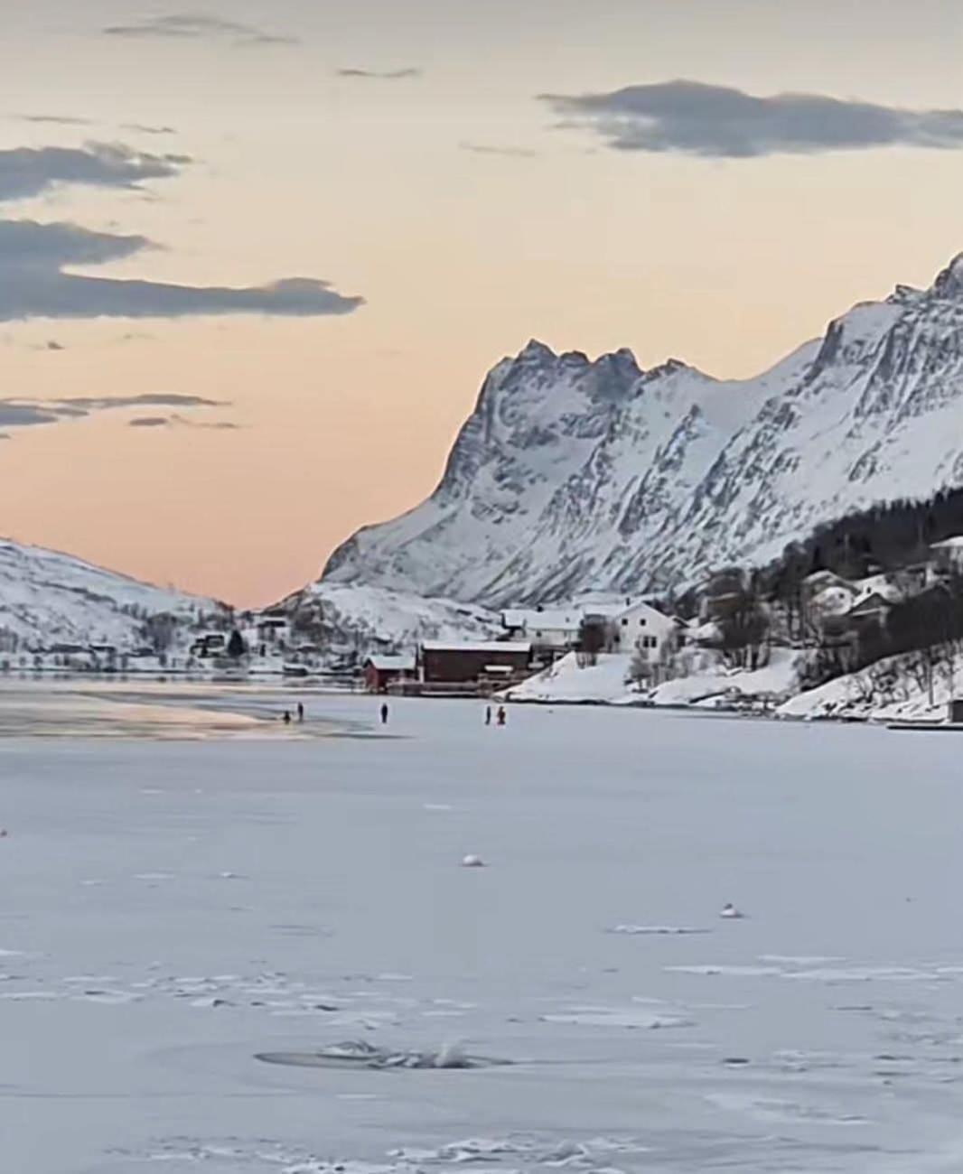 트롬쇠 Kaldfjord Sea House 빌라 외부 사진