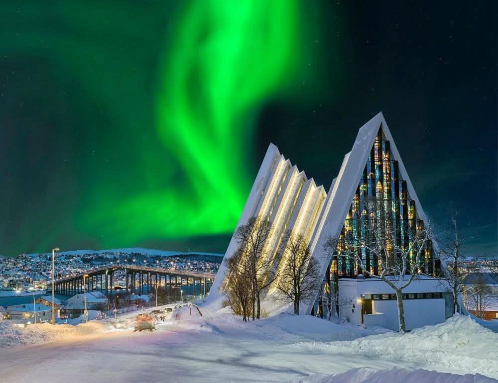 트롬쇠 Kaldfjord Sea House 빌라 외부 사진